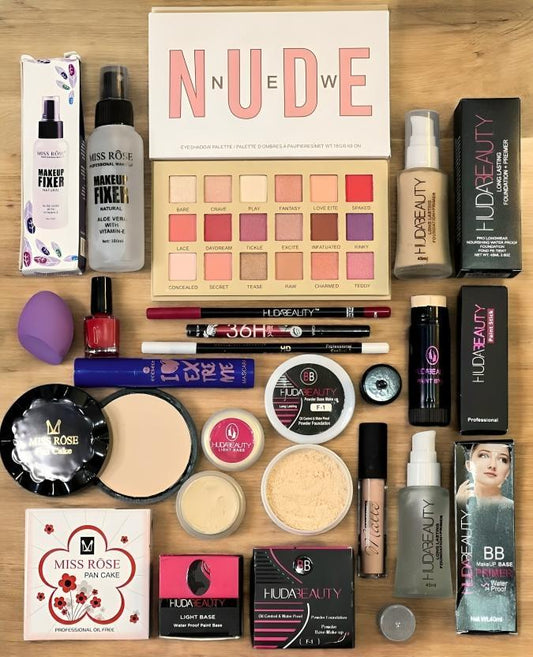 15-in-1 Makeup Set for Flawless Looks -- Complete All-in-One Beauty Kit