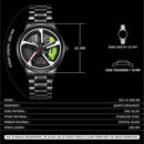 Men's Car Spinning Wheels Watch for Men