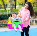 3-in-1 Swing for Kids Plastic Outdoor Play -- Convertible Grow-With-Me Seat