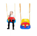 3-in-1 Swing for Kids Plastic Outdoor Play -- Convertible Grow-With-Me Seat