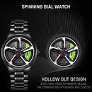 Men's Car Spinning Wheels Watch for Men