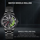 Men's Car Spinning Wheels Watch for Men