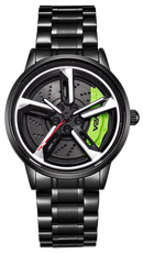 Men's Car Spinning Wheels Watch for Men