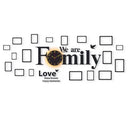 Modern Minimalist Black Backlit LED Wall Clock