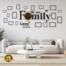 Modern Minimalist Black Backlit LED Wall Clock