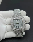 Luxury Diamond Rhinestone Watch Rose Gold Chain Strap -- Sparkling Elegant Women's Wristwatch