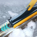 2-in-1 Floor Cleaning Broom Wiper -- Long Handle Scrub Brush & Squeegee