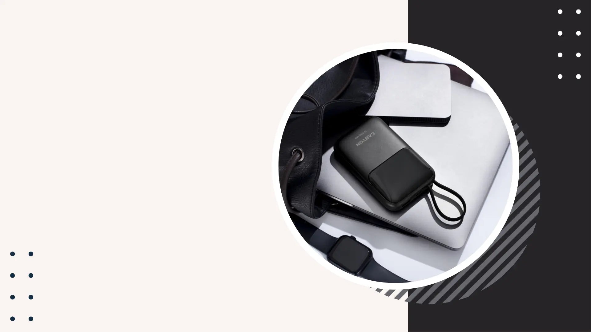 Black USB drive and cable on a white surface with a black background