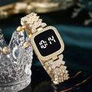 Women Square Digital Touch Watch by Ezee Mall