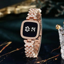 Women Square Digital Touch Watch by Ezee Mall