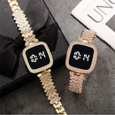 Women Square Digital Touch Watch by Ezee Mall