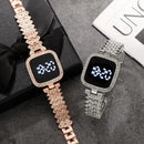 Women Square Digital Touch Watch by Ezee Mall