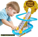 Musical Climbing Duck Toy Blue by ezee mall