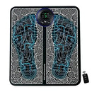 Body fat scale with digital display and remote control on a white background