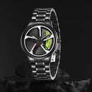 Men's Car Spinning Wheels Watch for Men