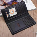 Slim PU Leather Bifold Mens Wallet by Ezee Mall