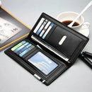Slim PU Leather Bifold Mens Wallet by Ezee Mall