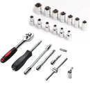 46 Piece Chrome Vanadium Socket Wrench Set
