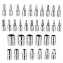 46 Piece Chrome Vanadium Socket Wrench Set
